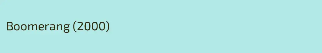 Boomerang (2000)
